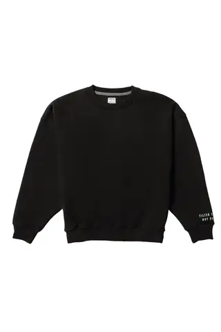 Grounded Collection Siyah Sweatshirt