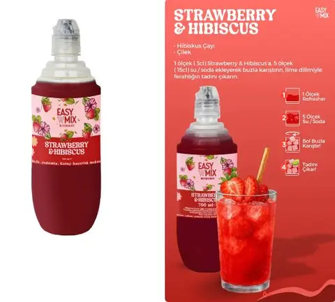 Strawberry & Hibiscus 700 ml