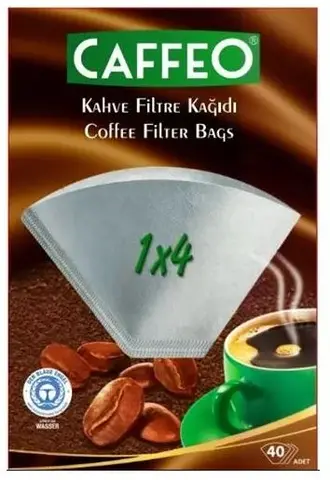 Caffeo Kahve Filtre Kağıdı 1/4 40 Adet