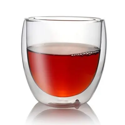 Çift Katman Cam Bardak 250 ml