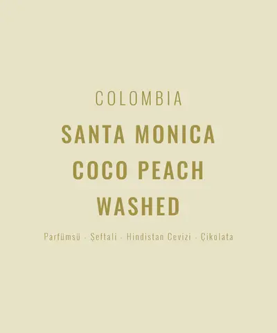 Colombia – Santa Monica Washed Coco Peach
