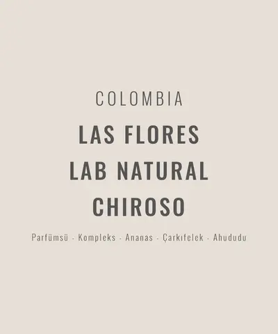 Colombia – Finca Las Flores Lab Natural Chiroso