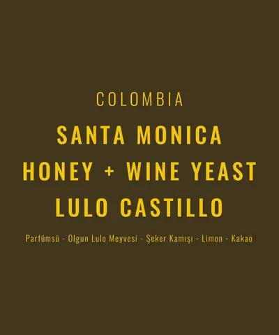 Colombia – Santa Monica Honey + Wine Yeast / Lulo