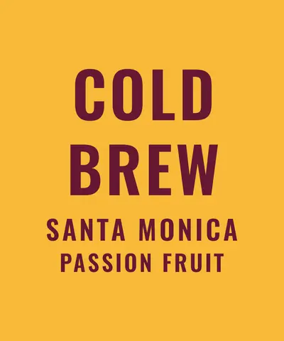 Cold Brew – Santa Monica & Passion Fruit