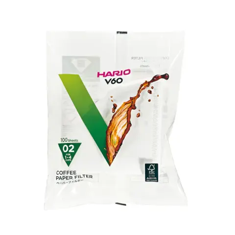 Hario V60 02 Dripper Filtresi 100’Lü