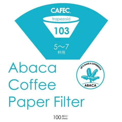 Cafec Abaca Trapezoid Filtre Kağidi-103