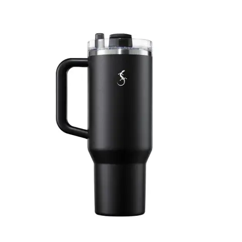 Lurch - “Big Cup” 1.2 L Paslanmaz Çelik Termos - Uzatılabilir Pipetli, Çift Cidarlı, Sızdırmaz