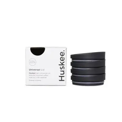 HUSKEE CUP CHARCOAL UNIVERSEAL KAPAK (4 Adet)