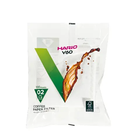 Hario V60 02 Dripper Filtresi (100 adet) VCF-02-100W